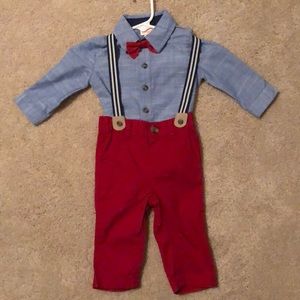 Cat & Jack Bow Tie and Suspender set